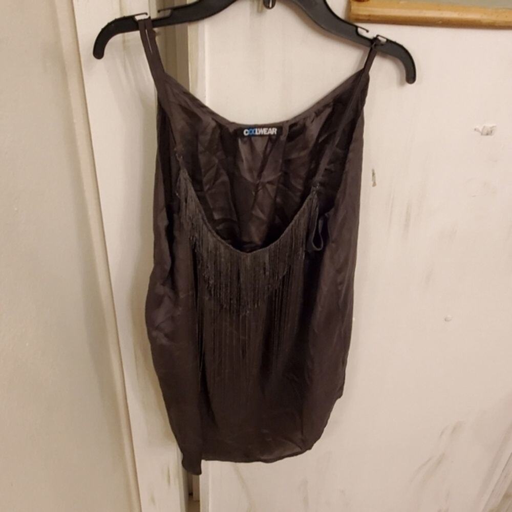 Waterfall chain detail camisole‎ tank top